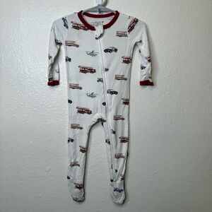 Kyte Baby Rescue Vehicles Zip Up Footed Sleeper Size 6-12 Months